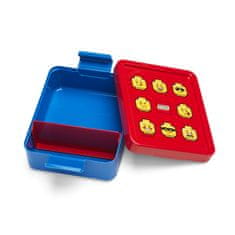 LEGO Storage ICONIC Classic svačinový set (láhev a box) - červená/modrá