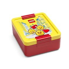 LEGO Storage ICONIC Girl box na svačinu - žlutá/červená