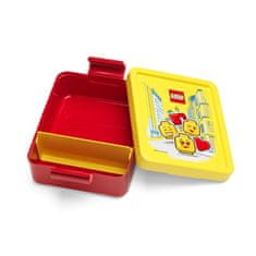 LEGO Storage ICONIC Girl svačinový set (láhev a box) - žlutá/červená