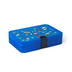 LEGO Storage Iconic úložný box s přihrádkami - modrá
