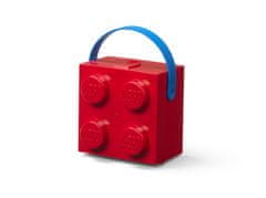 LEGO Storage box s rukojetí - červená
