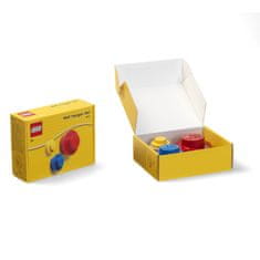 LEGO Storage věšák na zeď, 3 ks - žlutá, modrá, červená