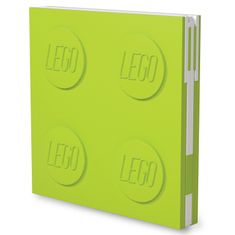 LEGO Stationery Zápisník s gelovým perem jako klipem - světle zele