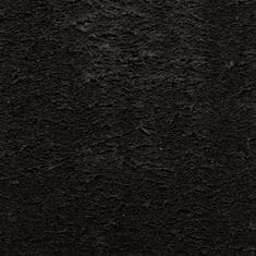 Greatstore Koberec HUARTE krátký vlas měkký a pratelný černý 240x240 cm