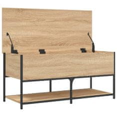 Vidaxl Úložná lavice dub sonoma 100 x 42,5 x 47 cm kompozitní dřevo
