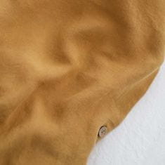 Linen Tales Povlečení z konopného vlákna v hořčicové barvě Velikost: 220x200,50x70cm
