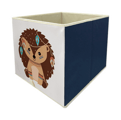 Dream Creations Látkový box na hračky ježek indián 33x33x37 cm