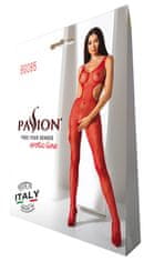 Passion Passion Bodystocking (BS085), červený obleček síťovaný