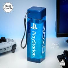 Grooters Cestovní lahev Playstation - Modrá