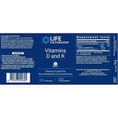 Life Extension Doplňky stravy Vitamins D And K