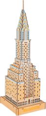 Woodcraft Dřevěné 3D puzzle Chrysler Building barevné