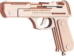 Woodcraft Dřevěné 3D puzzle Pistole Desert Eagle