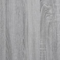 shumee Regál nad pračku šedý sonoma 67 x 25 x 163 cm kompozitní dřevo