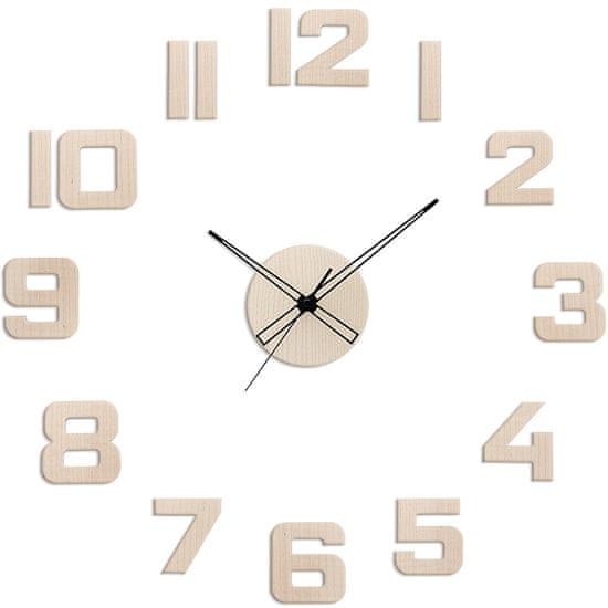Prim Dřevěné designové hodiny Veneer