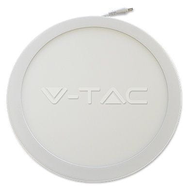 V-TAC V-TAC 24W LED Premium zapuštěný kruhový panel 4500K, VT-2407 SKU4873