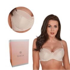 Gaia Podprsenka GAIA Full Cup Kate 281 s vycpávkami v béžové barvě 65D