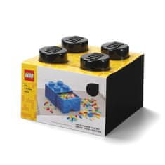 LEGO Storage úložný box 4 s šuplíkem - černá