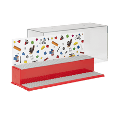 LEGO Storage ICONIC herní a sběratelská skříňka - červená