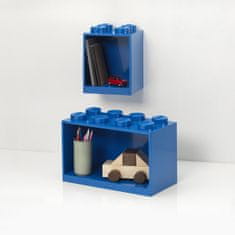 LEGO Storage Brick závěsné police, set 2 ks - modrá