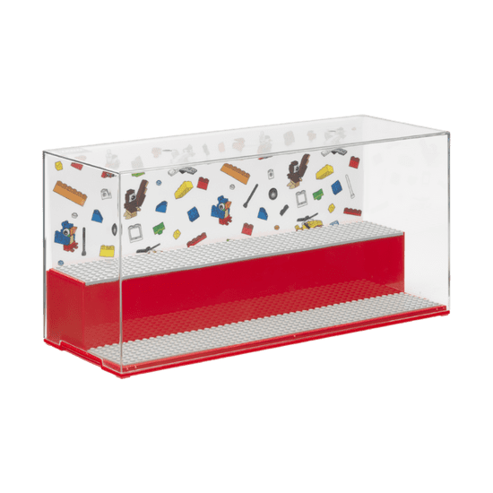 LEGO Storage ICONIC herní a sběratelská skříňka - červená