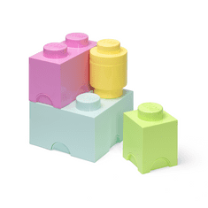 LEGO Storage úložné boxy Multi-Pack 4 ks - pastelové