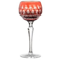 Caesar Crystal Sklenice na víno Tomy, barva rubín, objem 190 ml