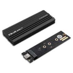 Qoltec Pouzdro NV2270 | NVMe | USB-C | 2TB pro M.2 SSD | SATA | NVMe | USB-C | 2TB