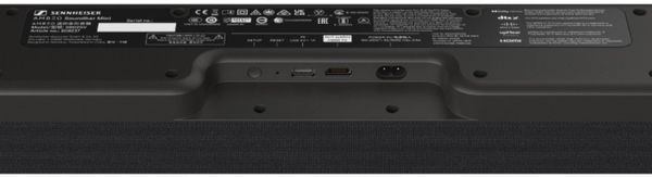  moderní zvuková lišta soundbar sennheiser ambeo soundbar mini se skvělým zvukem dolby atmos dts x digitální zesilovač perfektní Bluetooth chromecast airplay spotify connect hdmi s earc 