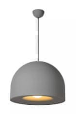 LUCIDE  Závěsné svítidlo AKRON průměr 50 cm - 1xE27 - Grey