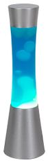 Rabalux  Minka stolní lávové svítidlo 1x20W | GY6,35 - stříbrná, modrá