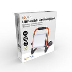 Solight  LED přenosný reflektor 50W/230V/4000K/4500Lm/IP65, sklopný stojan