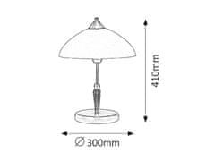 Rabalux  REGINA stolní lampa max. 1x40W | E14 | IP20 - bronzová