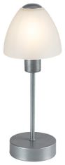 Rabalux  LYDIA stolní svítidlo max. 40W | E14 - stmívatelná, dotykový spínač, stříbrná