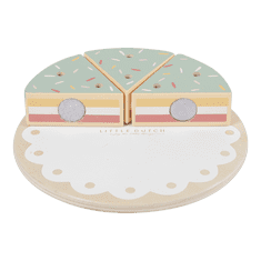 Little Dutch Narozeninový dort 26 dílů dřevěný