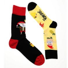 Represent Represent 0604 veselé ponožky holiday Barva: černá, Velikost: S