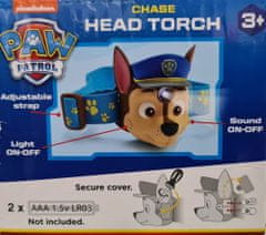 Brainstorm Toys LED svítilna na hlavu se zvukem Tlapková patrola