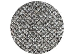Vopi AKCE: 120x120 (průměr) kruh cm Kruhový koberec Wellington šedý 120x120 (průměr) kruh