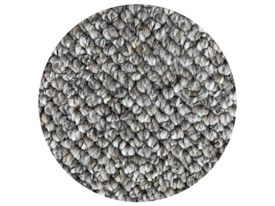 Vopi AKCE: 120x120 (průměr) kruh cm Kruhový koberec Wellington šedý
