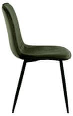 Actona Jídelní židle Delmy olivově zelená