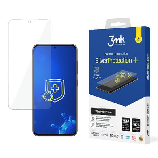3MK ochranná fólie SilverProtection+ pro Samsung Galaxy S24+, antimikrobiální