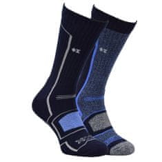 OXSOX OXSOX Active pánské bavlněné antibakteriální sportovní froté ponožky 7500323 2pack, 39-42