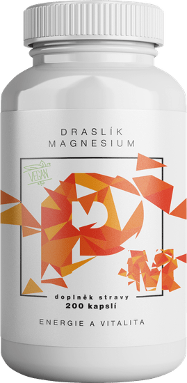 BrainMax Draslík Magnesium, citrát + Hořčík malát, 200 rostlinných kapslí