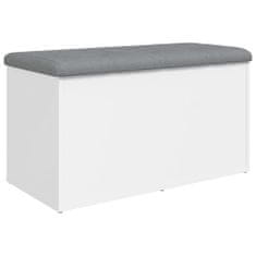 Vidaxl Úložná lavice bílá 82 x 42 x 45 cm kompozitní dřevo