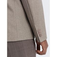OMBRE Pánské sako s ozdobnými knoflíky REFA béžové MDN124310 XL