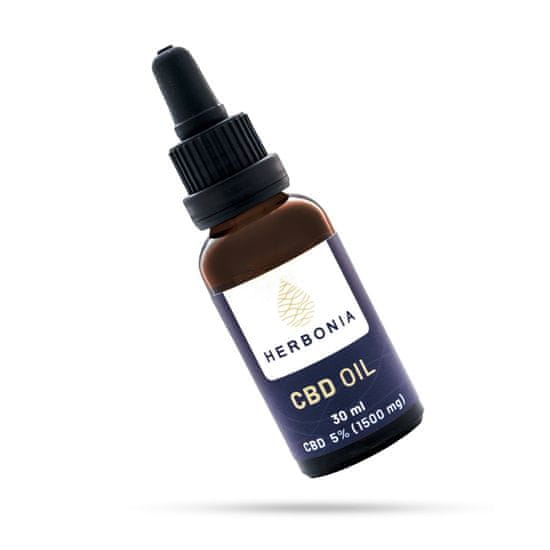 Herbonia CBD Konopný olej, 5%, 30 ml