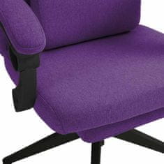 Timeless Tools Otočná kancelářská židle s opěrkou hlavy fialová