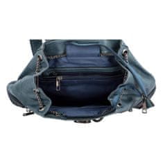 Maria C. Dámský koženkový batoh Pearl, modrá