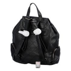 Maria C. Dámský koženkový batoh Pearl, černý