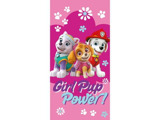 BrandMac Dětská osuška Paw Patrol Girl Pup Power