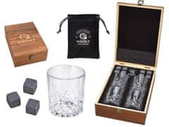 G. Wurm Velký whisky set v luxusní dřevěné krabičce
